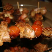 Imprezowe szybkie szaszłyki wg kasiuli