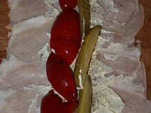 Fot. kasiul_a, Rolowane koreczki z szyneczką i serem kasiuli