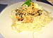 Fot. behemotka84, Spaghetti z puszystym białym sosem na  pesto