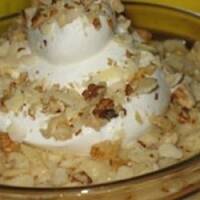 Mus jabłkowy z bitą śmietaną