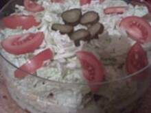 Fot. atosiaczek, warstwowa sałatka z kurczaka