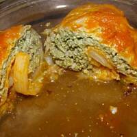 Gołąbki z fetą i szpinakiem