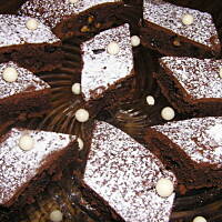 Ciasto czekoladowe z groszkami