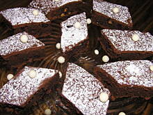 Fot. ulla*, Ciasto czekoladowe z groszkami