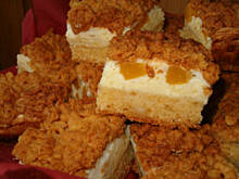 Fot. małpiatka, Prosty sernik z brzoskwiniami