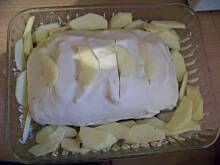 Fot. bahus, Schab z jabłkami w cieście francuskim