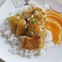 Kurczak w cytrusowym sosie