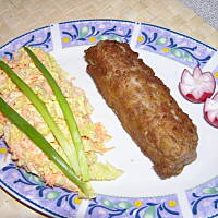 Roladki mielone z zielonym pierścionkiem