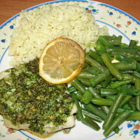 Dorsz pieczony na cytrynie