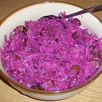 Surówka z czerwonej kapusty parzona wg Różyczki