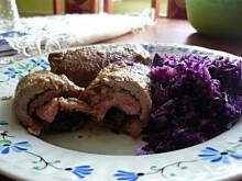 Fot. agi_q, Zrazy zawijane ze śliwkami