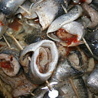 rolmopsy z smażoną cebulką i pieczarkami kasiuli