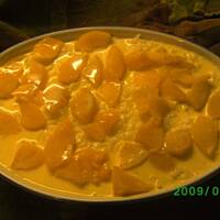 Ryz zapiekanyz brzoskwiniami