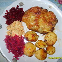 Karczek z pieczonymi ziemniakami