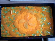 Fot. Michi_, Sernik na zimno z brzoskwiniami. Polecam :-)