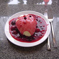 Sos do slodkich potraw sanelli - rote Gruetze