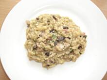 Fot. bbetty, Makaronowe risotto z pieczarkami i boczkiem