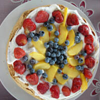 Biała Pavlowa  pyszny torcik