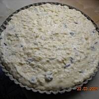 Sernik bez ciasta z jabłkami