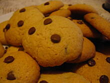 Fot. Kluko, Amerykańskie ciasteczka z czekoladą-pieguski