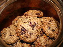 Fot. Alicja64, Owsiane ciasteczka z czekolada i bakaliami