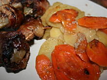 Fot. kasiul_a, Roladki z boczku pieczone na warzywach kasiuli