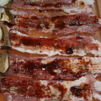 Roladki z boczku pieczone na warzywach kasiuli