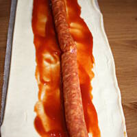 Kiełbaska w cieście - szybka przekąska kasiuli