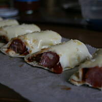 Kiełbaska w cieście - szybka przekąska kasiuli