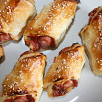 Kiełbaska w cieście - szybka przekąska kasiuli