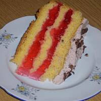 Ciasto biszkoptowe pomazane wg Różyczki