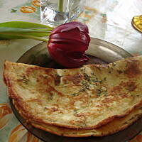 Dietetyczny omlet z rzeżuchą