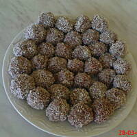 Kulki czekoladowo - kokosowe