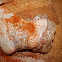 Pieczony kurczak z pieczarkami ziemniakami kasiuli