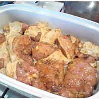 Kurczak z ryżem z piekarnika