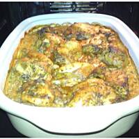 Kurczak z ryżem z piekarnika