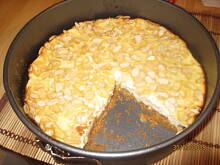 Fot. Netka Anetka, Sernik miodowo migdalowy