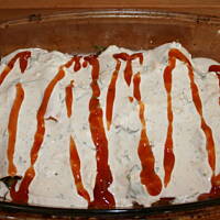 Cykoria serowo szynkowa zapiekana w sosie kasiuli