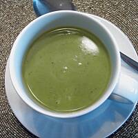 Zupa z zielonego groszku - mrozonego