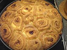 Fot. Glumanda, Ciasto drozdzowe jak bukiet róż