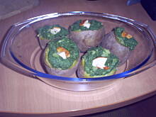 Fot. zojka69, Ziemniaki faszerowane szpinakiem