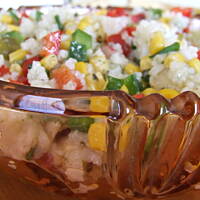 Sałatka ryżowa  kolorowa