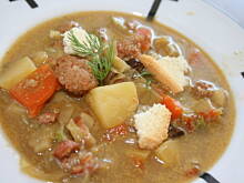 Fot. kasiul_a, Zupa z klopsikami o grzybowym aromacie kasiuli