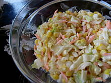 Fot. Daria P., Sałatka Z Kapusty Pekińskiej z czosnkiem