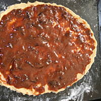 Mazurek trójwarstwowy krówka chałwa śliwka kasiuli