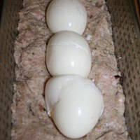 Pieczeń z mielonego z jajem świąteczna kasiuli