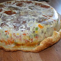 Przewrotna Tarta warzywna kasiuli - ekspresowa