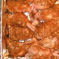 Skrzydełka  pieczone faszerowane