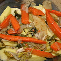 Golonka  z warzywami kasiuli