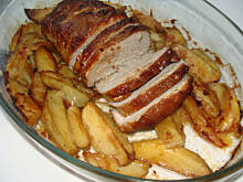 Fot. bahus, Schab pieczony z ziemniakami